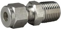 Male Connector   316 Stainless Steel Compression Fittings  NPT Male Thread
