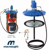 Redashe® Macnaught® Maxi-Lube   Features: Up to 69-000kPa/10-000 PSI/690 BAR greasing pressure through B2 Booster Gun  Non-corroding air motor – quiet operation