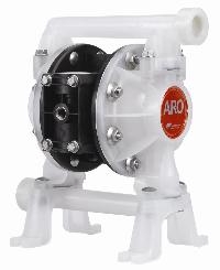 Ingersoll-Rand® ARO 3/4" Polypropylene Air Operated Diaphragm Pump   3/4" Models, Polypropylene Construction, Max Operating Pressure 6.9 Bar, Max Flow Rate 56 Ltrs/Min